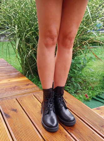 TRAPERY WORKERY WODNIAK SKÓRA NATURALNA (128) 