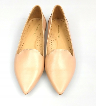 KLASYCZNE LEKKIE W SZPIC SKÓRA NATURALNA (ADA)