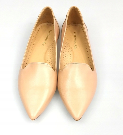 KLASYCZNE LEKKIE W SZPIC SKÓRA NATURALNA (ADA)