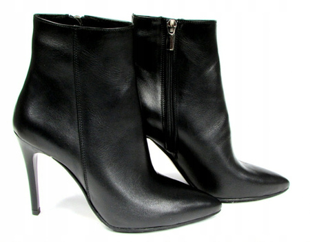 BOTKI NA SZPILCE9cm SKÓRA NATURALNA (468)