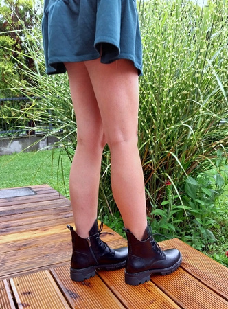 TRAPERY WORKERY WODNIAK SKÓRA NATURALNA (128) 