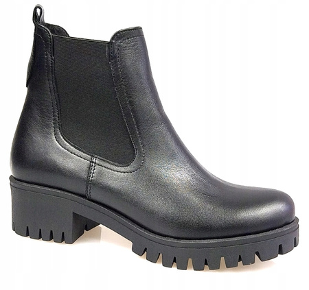 BOTKI SZTYBLETY SKÓRA NATURALNA (377) 40