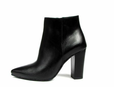 BOTKI NA SŁUPKU 9cm SKÓRA NATURALNA (557) 