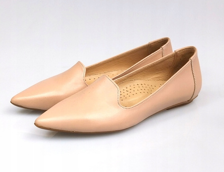 KLASYCZNE LEKKIE W SZPIC SKÓRA NATURALNA (ADA)