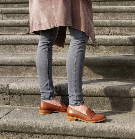 MOKASYNY WODNIAK SKÓRA NATURALNA (131 )