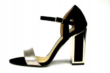 SANDAŁKI NA SŁUPKU WODNIAK SKÓRA NATURALNA (506)36