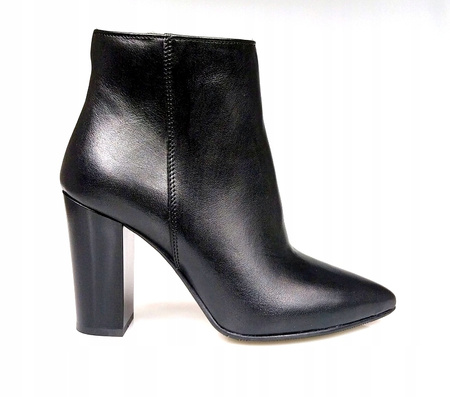 BOTKI NA SŁUPKU 9cm SKÓRA NATURALNA (457) 37