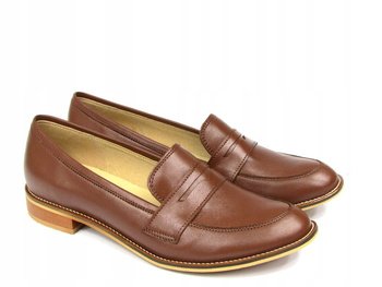 MOKASYNY SKÓRA NATURALNA (119b)