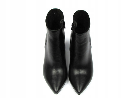 BOTKI NA SŁUPKU 9cm SKÓRA NATURALNA (457) 37