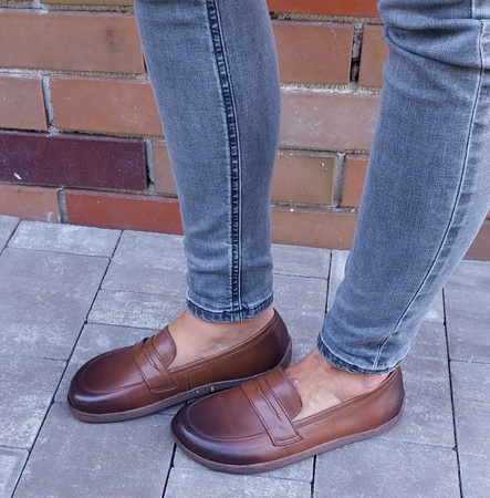 BAREFOOT MOKASYNY SKÓRA NATURALNA MILA