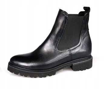 BOTKI SZTYBLETY SKÓRA NATURALNA (370) 35