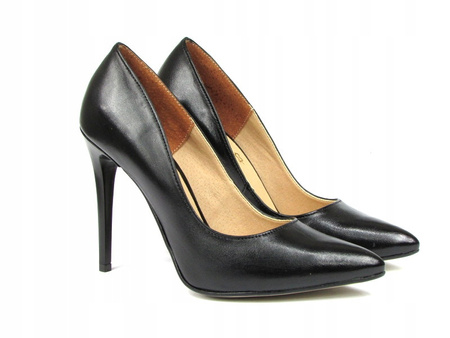 SZPILKI 9,5cm SKÓRA NATURALNA (449)