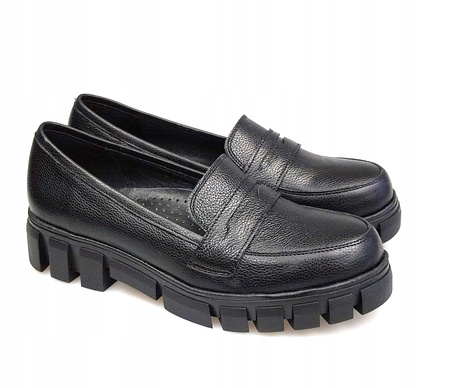 MOKASYNY ZE SKÓRY NATURALNEJ WODNIAK (MARI) 