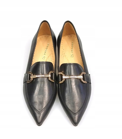 KLASYCZNE LEKKIE W SZPIC SKÓRA NATURALNA (AMI)