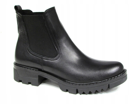 BOTKI SZTYBLETY SKÓRA NATURALNA (368) 38