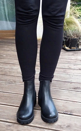 BOTKI SZTYBLETY SKÓRA NATURALNA (377) 40