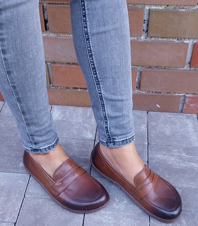 BAREFOOT MOKASYNY SKÓRA NATURALNA MILA