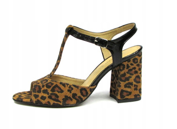 SANDAŁKI NA SŁUPKU WODNIAK SKÓRA NATURALNA (505)