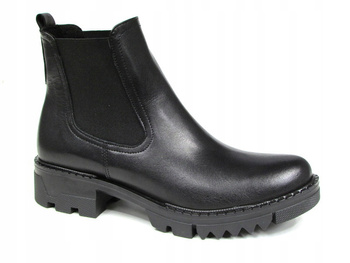 BOTKI SZTYBLETY SKÓRA NATURALNA (368) 38